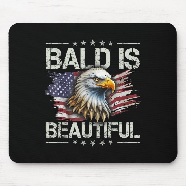 Mousepad Bald É Belo Dia Da Independência Em 4 De Julho (Frente)