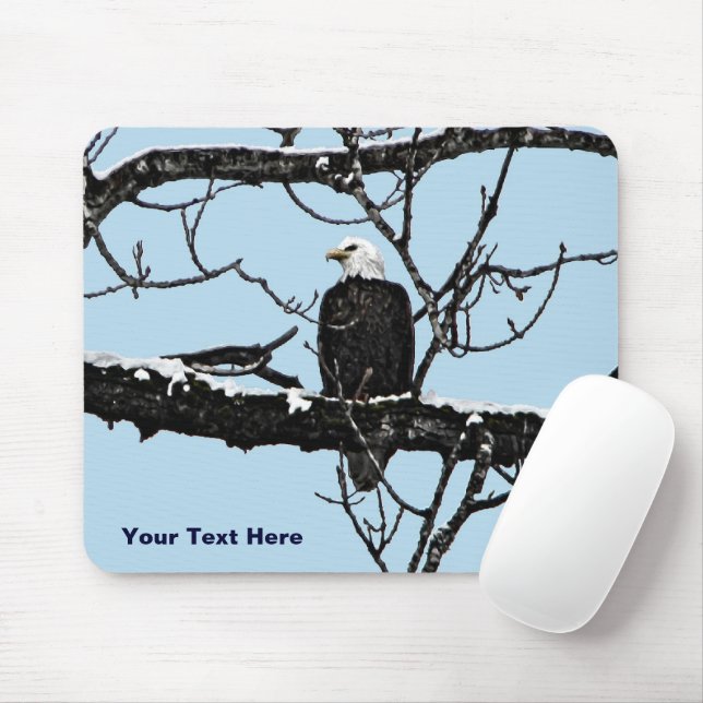 Mousepad Bald Eagle (Com mouse)