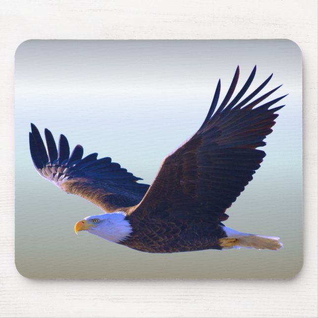 Mousepad Bald Eagle Voando (Frente)