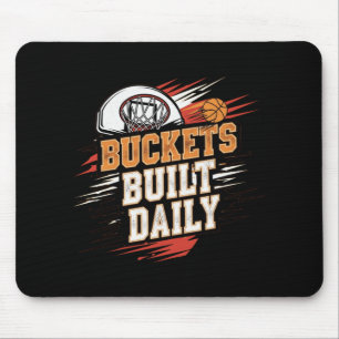 Mousepad Balde de Motivação Diária de Basquete