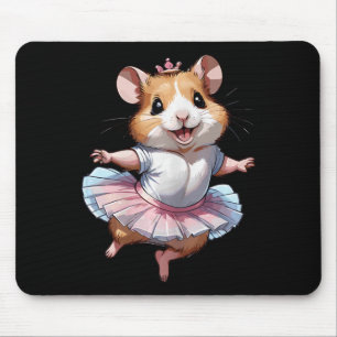 Mousepad Balé De Hamster Único E Moderno E Ballerina