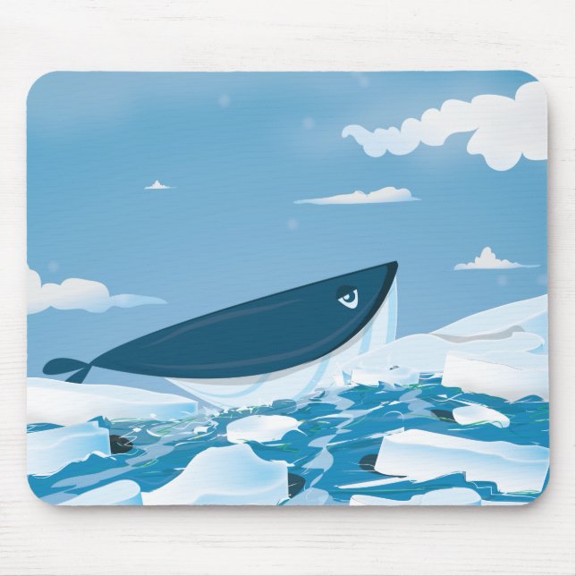 Mousepad Baleia Ártica (Frente)