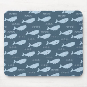 Mousepad Baleia azul