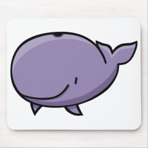 Mousepad Baleia dos desenhos animados