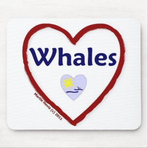 Mousepad Baleias de Amor