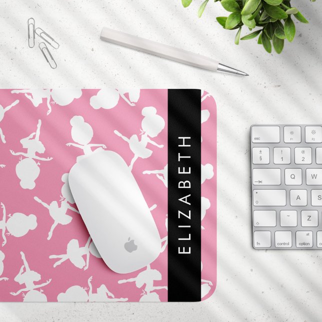 Mousepad Ballerina, Balés, Dança, Seu Nome (Criador carregado)