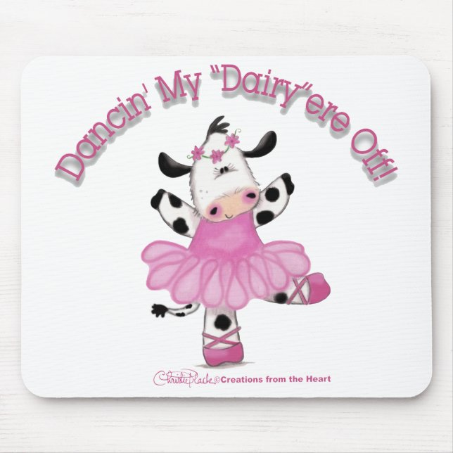 Mousepad Ballerina Cow (Frente)
