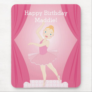 Mousepad Ballerina festa de aniversário