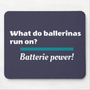 Mousepad Ballerinas Balé Dance Piada Batterie