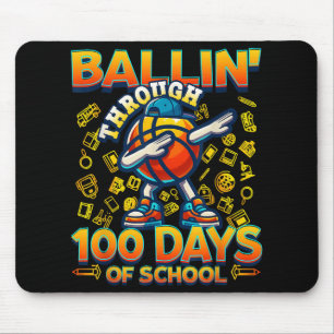 Mousepad Ballin Através De 100 Dias De Escola 100º Ba Mais