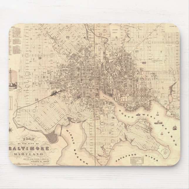 Mousepad Baltimore (Frente)