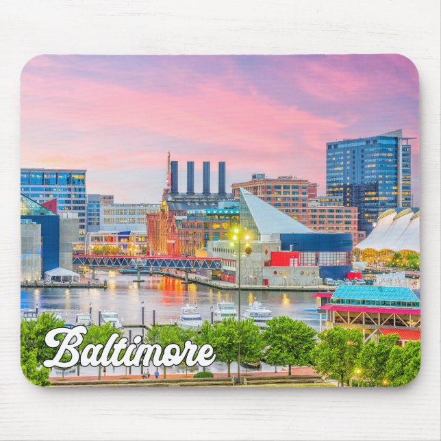 Mousepad Baltimore, Maryland, Estados Unidos (Frente)
