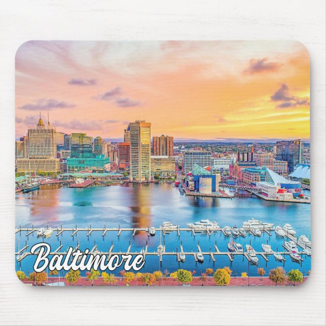 Mousepad Baltimore, Maryland, Estados Unidos (Frente)