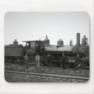 Mousepad Baltimore & Ohio (motor 932 da estrada de ferro de
