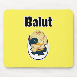 Mousepad Balut ovo embrião de ovo proteína filipino