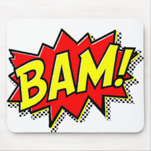 MOUSEPAD BAM COMICBOOK SOFRE AÇÕES LOUD HISTÓRIA EM QUAD