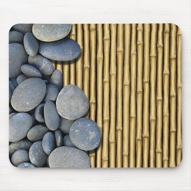 Mousepad Bambu e pedras (Frente)