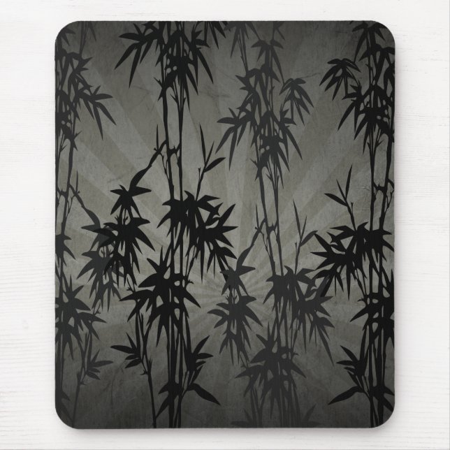 MOUSEPAD BAMBU PRETO VINTAGE NATUREZA (Frente)