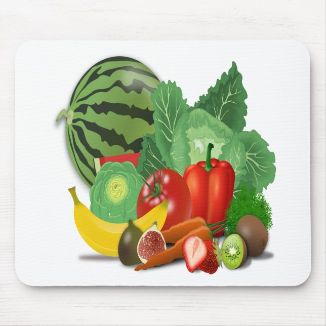 Mousepad banana-alcachofra fruta (Frente)