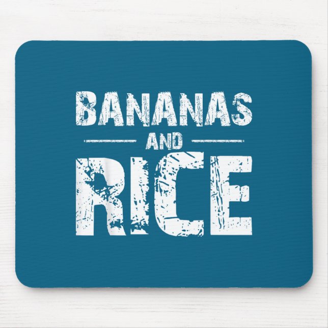 Mousepad Bananas e arroz  (Frente)