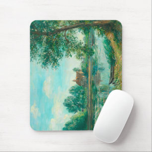 Mousepad Bancos da Loing in Santo-Mammès Alfred Sisley