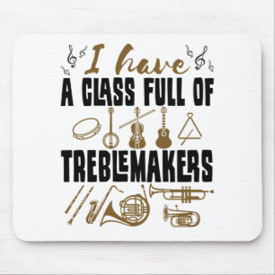 Mousepad Banda Diretor Classe de Professores Cheio de Trebl