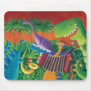 Mousepad Banda Funky do dinossauro