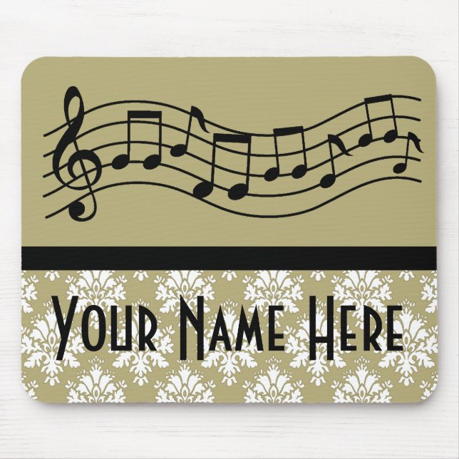 Mousepad Banda ou damasco personalizado coro da música (Frente)