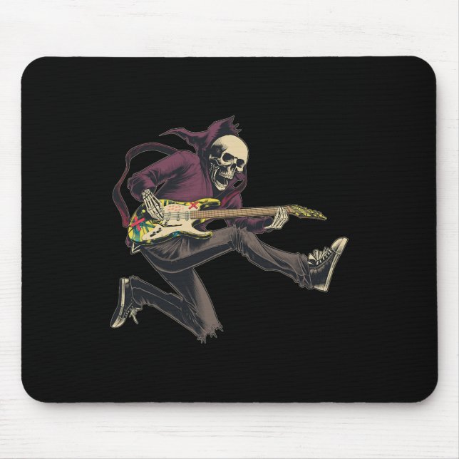 Mousepad Banda Rock and Roll Guitar s for Men Banda Tee 14 (Frente)