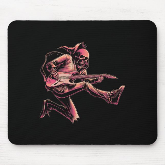 Mousepad Banda Rock and Roll Guitar s for Men Banda Tee 15 (Frente)