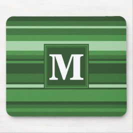 Mousepad Banda verde monograma