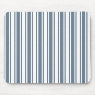 Mousepad Bandas de cinza azul e doces brancos