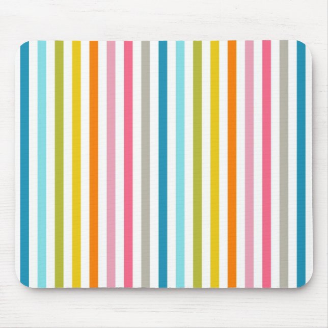 Mousepad Bandas de doces coloridas (Frente)