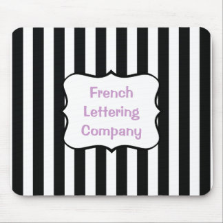 Mousepad Bandas francesas de preto