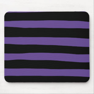 Mousepad Bandas irregulares em roxo e preto