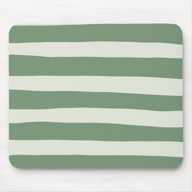 Mousepad Bandas irregulares - Verde (Frente)