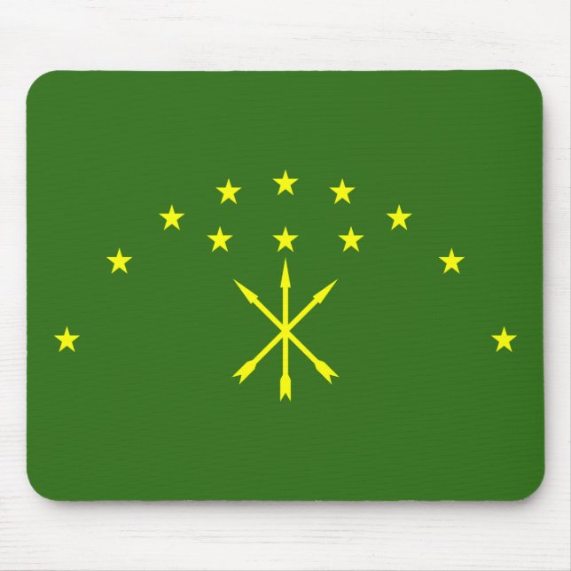 Mousepad Bandeira Adygea Patriótica (Frente)