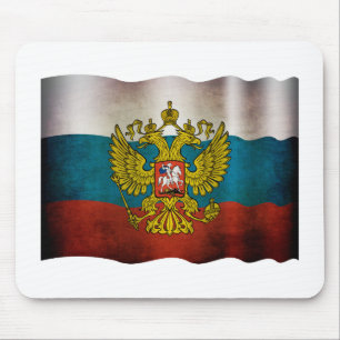 Mousepad Bandeira agitada da Rússia