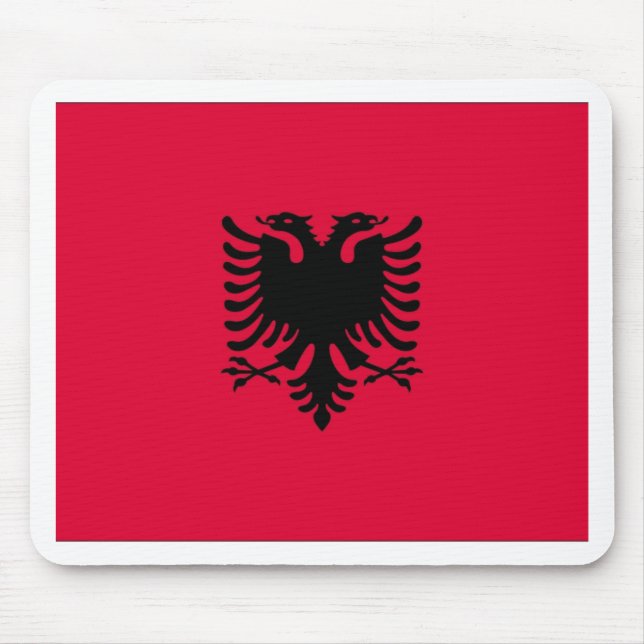 Mousepad Bandeira albanesa (Frente)