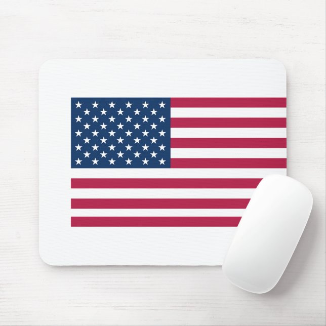 Mousepad bandeira americana (Com mouse)
