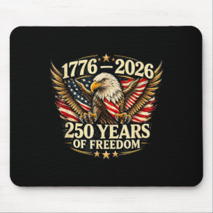 Mousepad Bandeira Americana 1776-2026 250 Anos de Liberdade