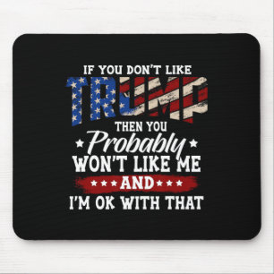 Mousepad Bandeira Americana 2024 4 De Julho De Trump 2024