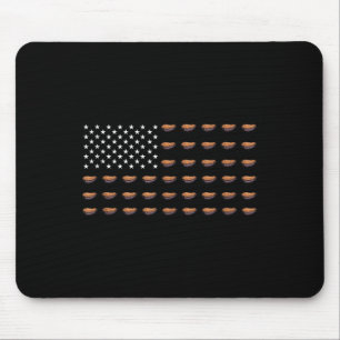 Mousepad Bandeira Americana Batata Doce Usa Patriotismo Pat