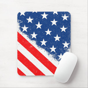 Mousepad Bandeira Americana Camisa Estrelas Patriótica dos