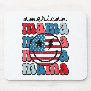 Mousepad Bandeira Americana Da América Do Retro Em 4 De Jul
