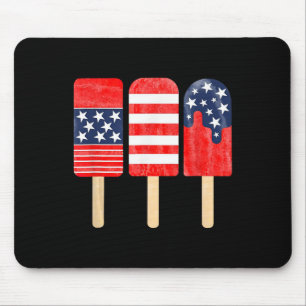 Mousepad Bandeira Americana dos EUA Guitarra Elétrica Vinta