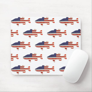 Mousepad Bandeira Americana Em Branco