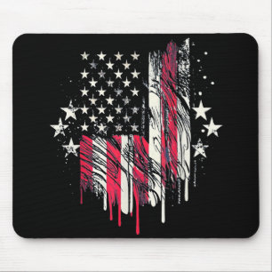Mousepad Bandeira Americana Masculina EUA Bebê Bandeira Ame