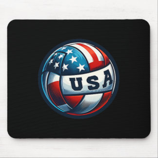 Mousepad Bandeira Americana no Basquete Patriótica Us 4