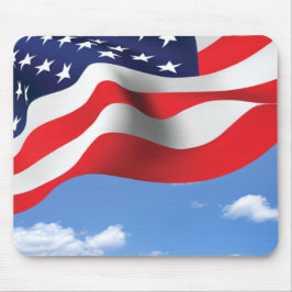 Mousepad Bandeira Americana no Sky